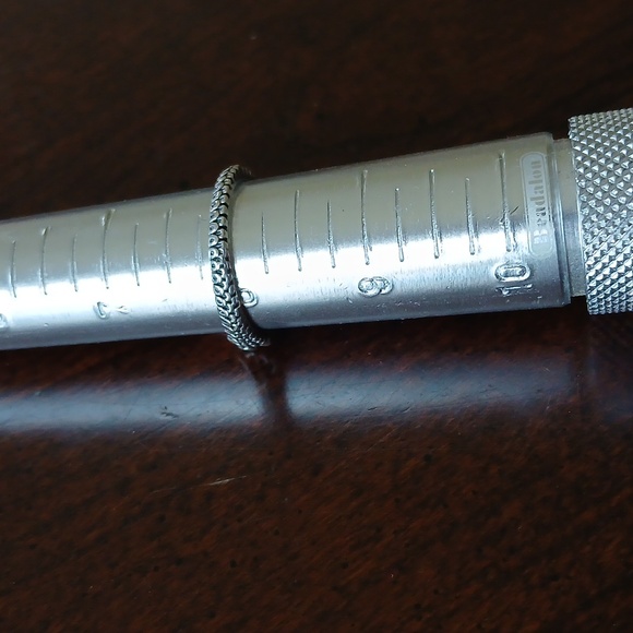 Silver 925 Angel Wing Ring Size 8 - Picture 3 of 5